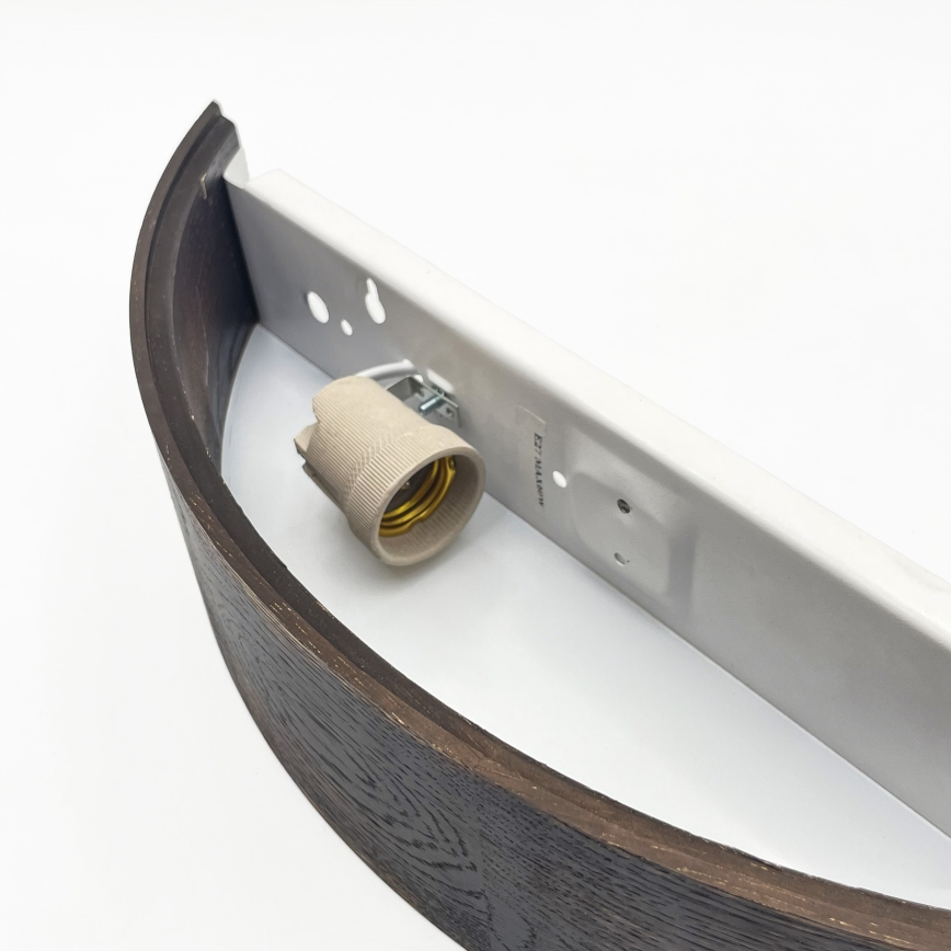 Brilagi - LED væglampe CARVALHO SMOKEY 1xE27/60W/230V eg