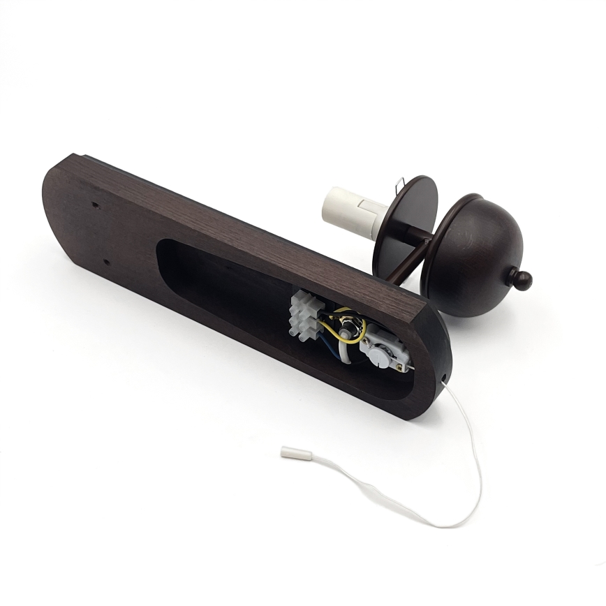 Brilagi - LED Væglampe COTTAGE 1xE14/40W/230V bøg/brun