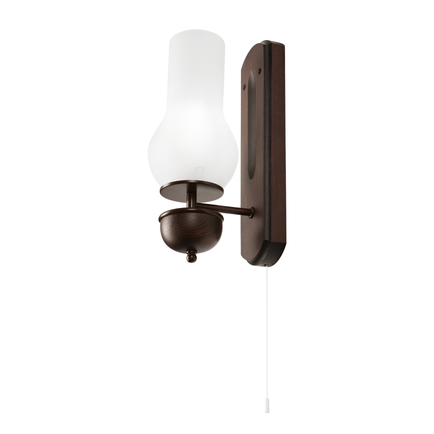 Brilagi - LED Væglampe COTTAGE 1xE14/40W/230V bøg/hvid