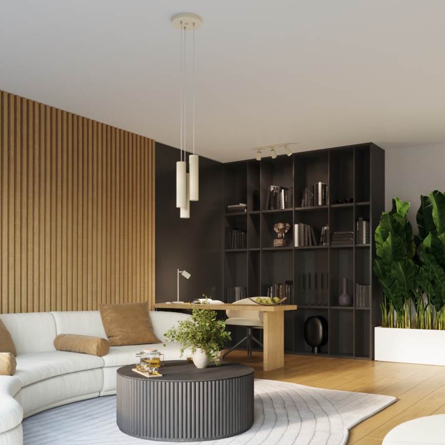 Brilagi - LED væglampe CRESTO 1xGU10/10W/230V 10 cm cremefarvet