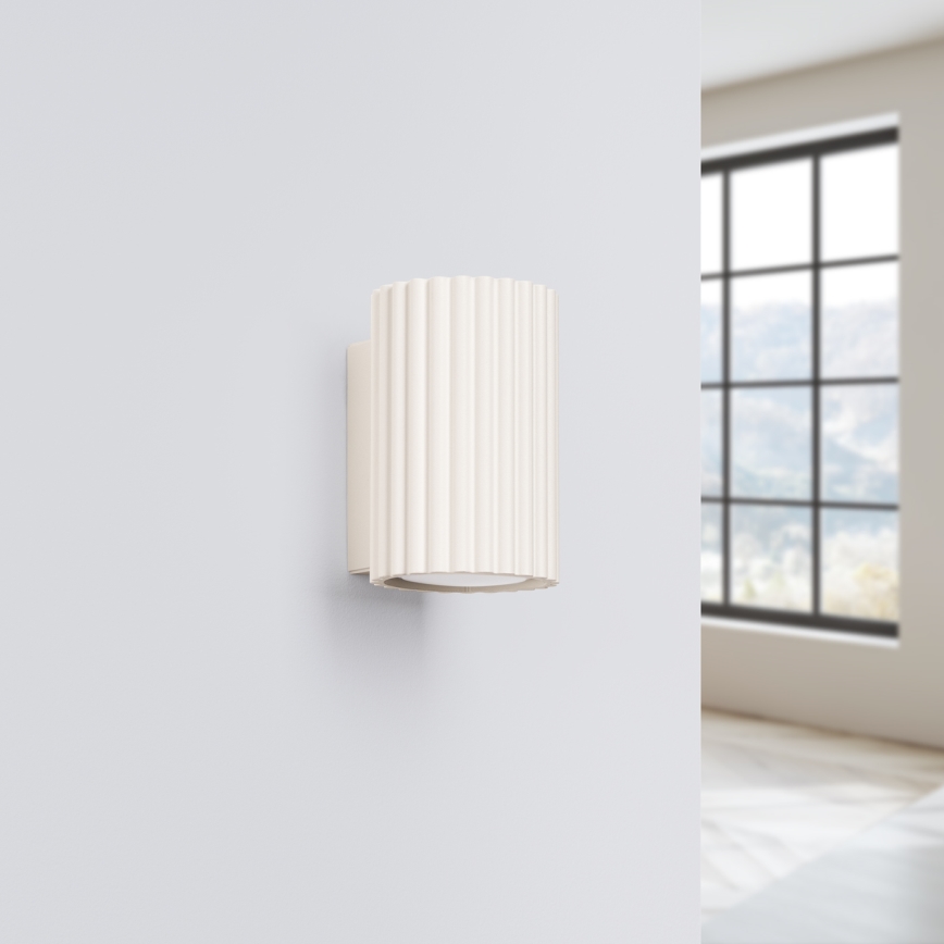 Brilagi - LED væglampe CRESTO 1xGU10/10W/230V 10 cm cremefarvet