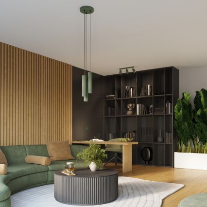 Brilagi - LED væglampe CRESTO 1xGU10/10W/230V 10 cm grøn