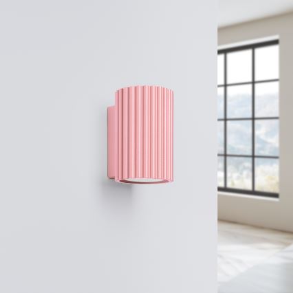 Brilagi - LED væglampe CRESTO 1xGU10/10W/230V 10 cm rosa