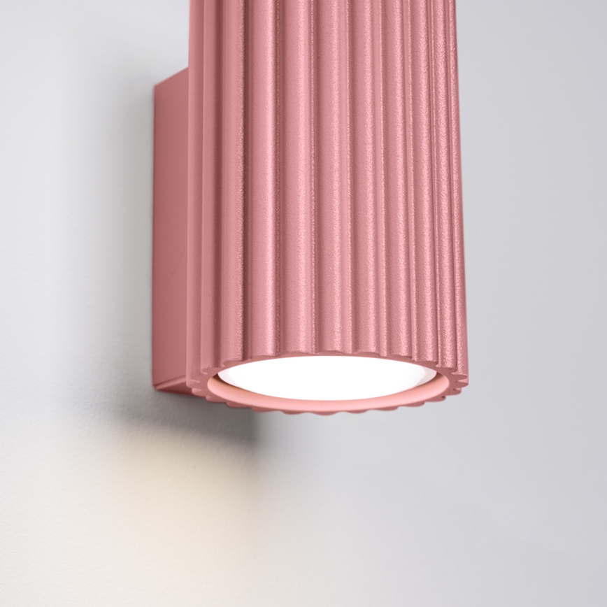 Brilagi - LED væglampe CRESTO 1xGU10/10W/230V 10 cm rosa