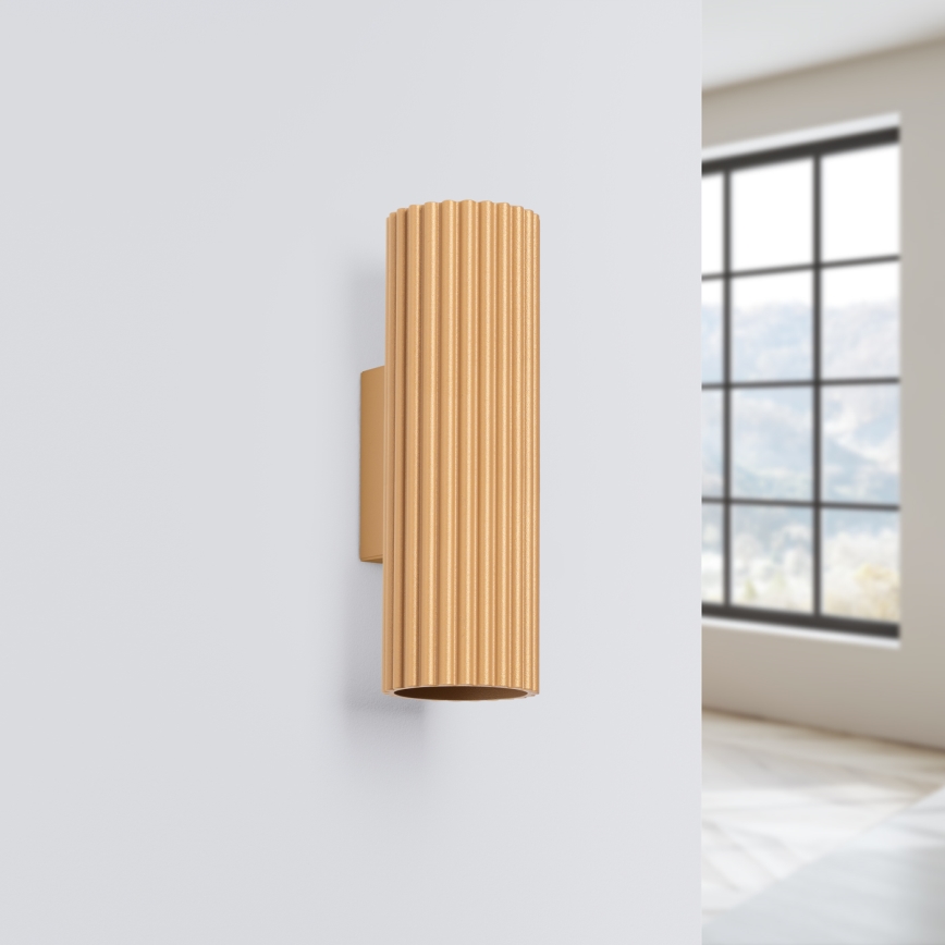 Brilagi - LED-væglampe CRESTO 2xGU10/10W/230V 20 cm guld