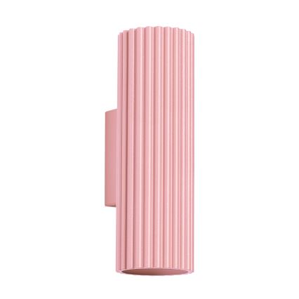 Brilagi - LED-væglampe CRESTO 2xGU10/10W/230V 20 cm rosa