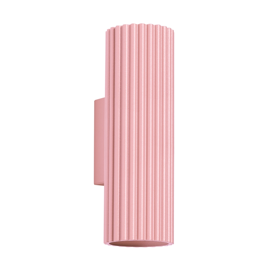 Brilagi - LED-væglampe CRESTO 2xGU10/10W/230V 20 cm rosa