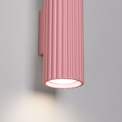 Brilagi - LED-væglampe CRESTO 2xGU10/10W/230V 20 cm rosa