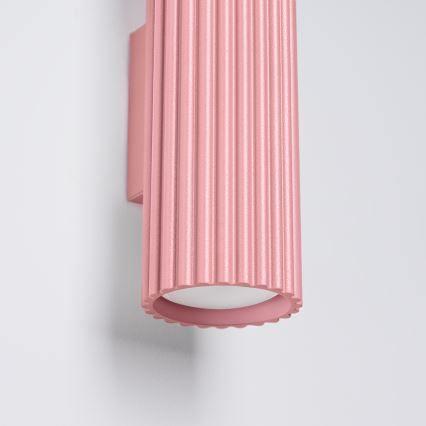 Brilagi - LED-væglampe CRESTO 2xGU10/10W/230V 20 cm rosa