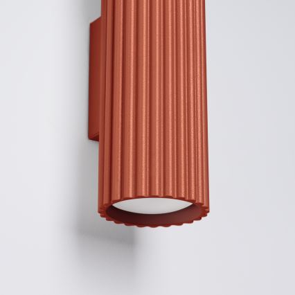 Brilagi - LED væglampe CRESTO 2xGU10/10W/230V 20 cm rød