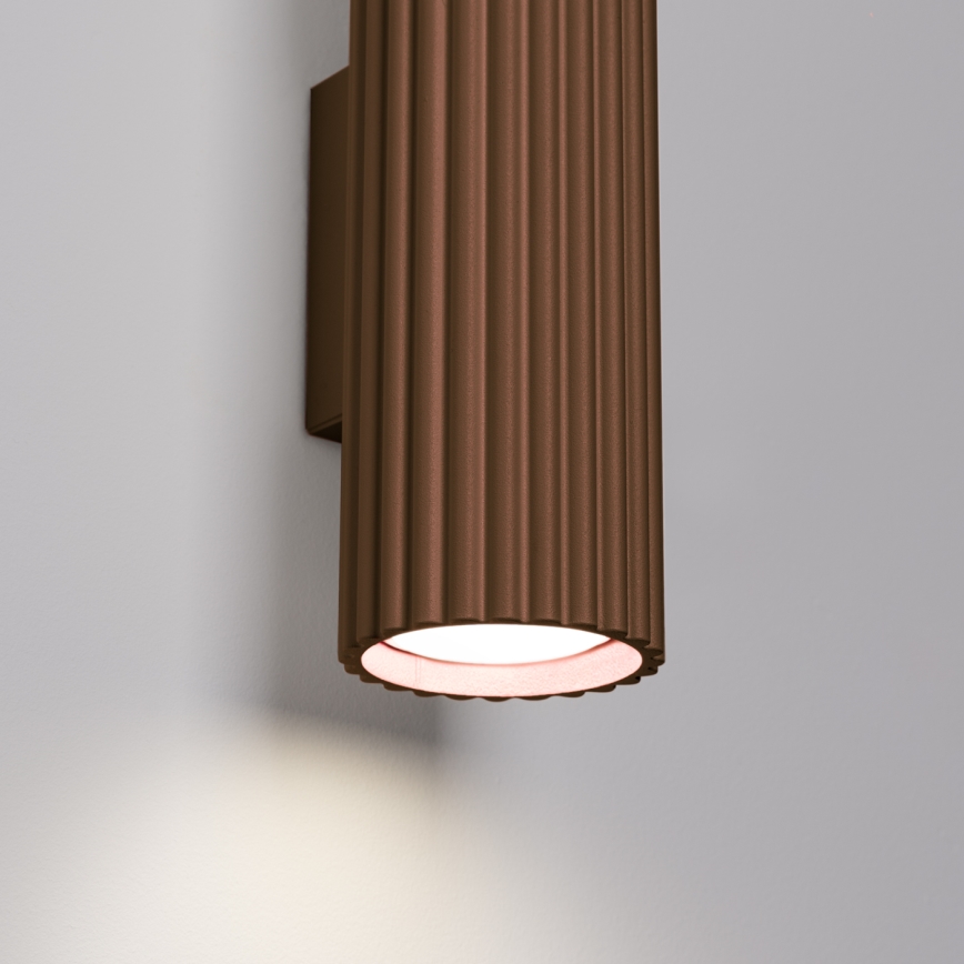 Brilagi - LED væglampe CRESTO 2xGU10/10W/230V 30 cm brun