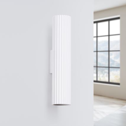 Brilagi - LED væglampe CRESTO 2xGU10/10W/230V 30 cm hvid