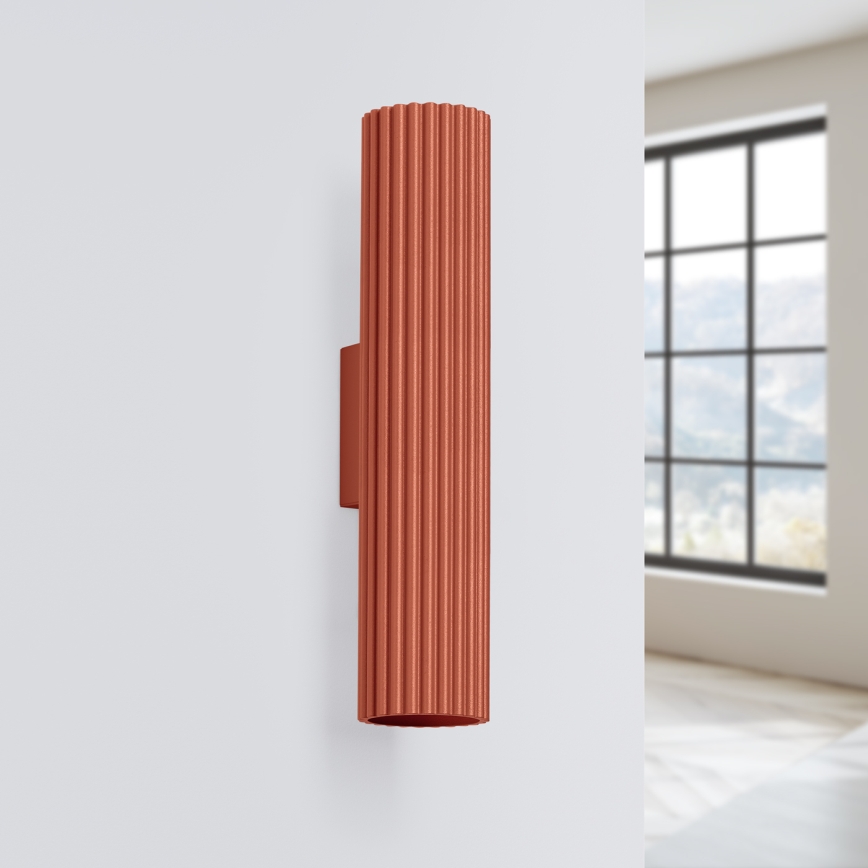 BRILAGI - LED væglampe CRESTO 2xGU10/10W/230V 30 cm orange