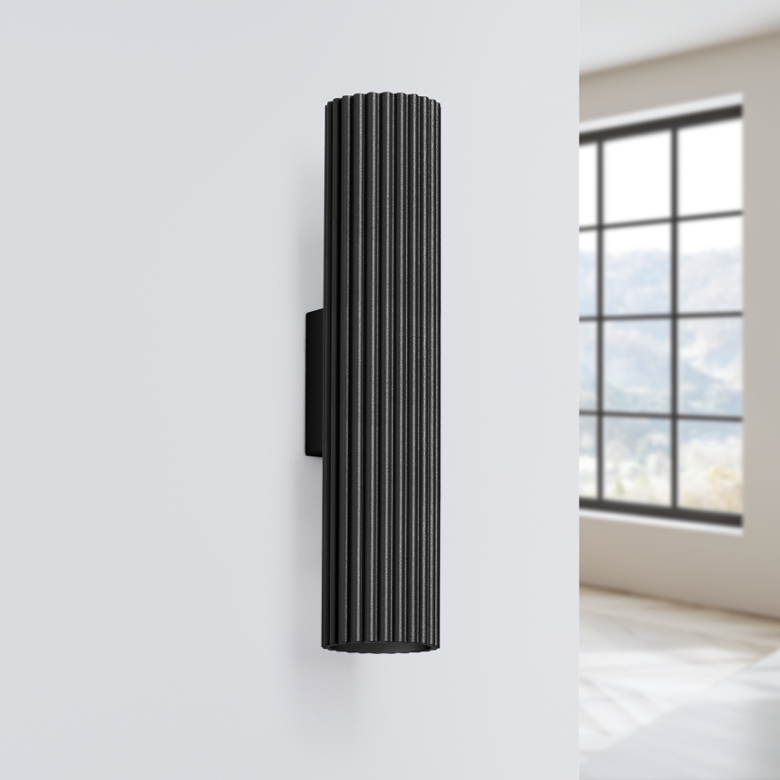 Brilagi - LED væglampe CRESTO 2xGU10/10W/230V 30 cm sort