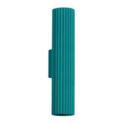 Brilagi - LED væglampe CRESTO 2xGU10/10W/230V 30 cm turkis