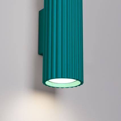 Brilagi - LED væglampe CRESTO 2xGU10/10W/230V 30 cm turkis