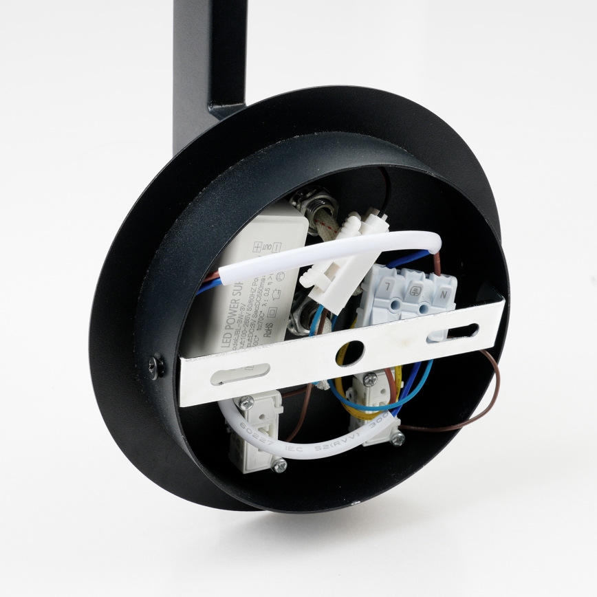 Brilagi - LED væglampe DAYA 1xE14/40W/230V + LED/3W sort