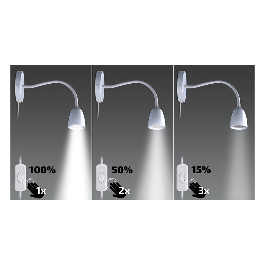 Brilagi - LED væglampe dæmpbar LED/4W/230V hvid