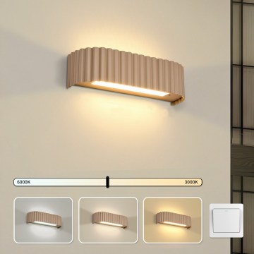 Brilagi - LED-væglampe FALCON MODERN LED/10W/230V 30 cm 3000/4500/6000K beige