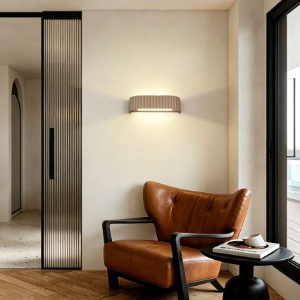 Brilagi - LED-væglampe FALCON MODERN LED/10W/230V 30 cm 3000/4500/6000K beige