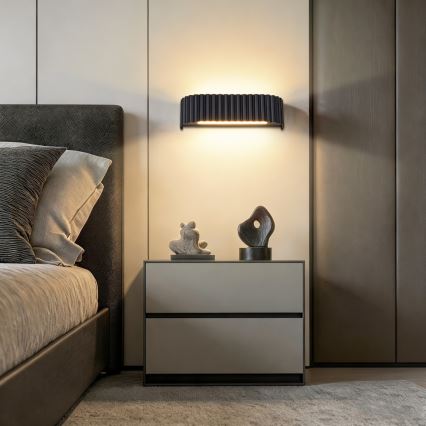 Brilagi - LED Væglampe FALCON MODERN LED/10W/230V 30 cm 3000/4500/6000K sort