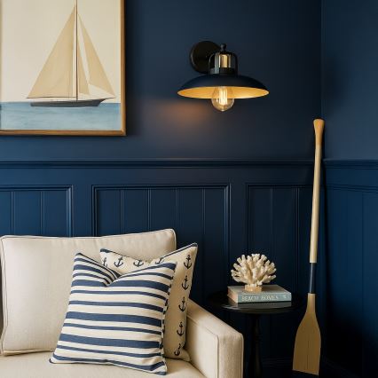 Brilagi - LED Væglampe FLAMENGO 1xE27/60W/230V blå