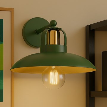 Brilagi - LED Væglampe FLAMENGO 1xE27/60W/230V grøn