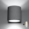 Brilagi -  LED væglampe FRIDA 1xG9/3,5W/230V beton