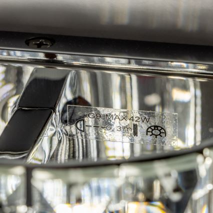 Brilagi - LED Væglampe i krystal GLAMOUR 1xG9/42W/230V