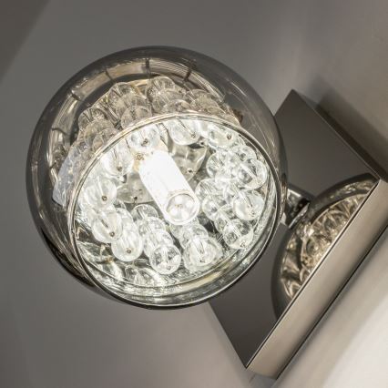 Brilagi - LED Væglampe i krystal JEWEL 1xG9/42W/230V