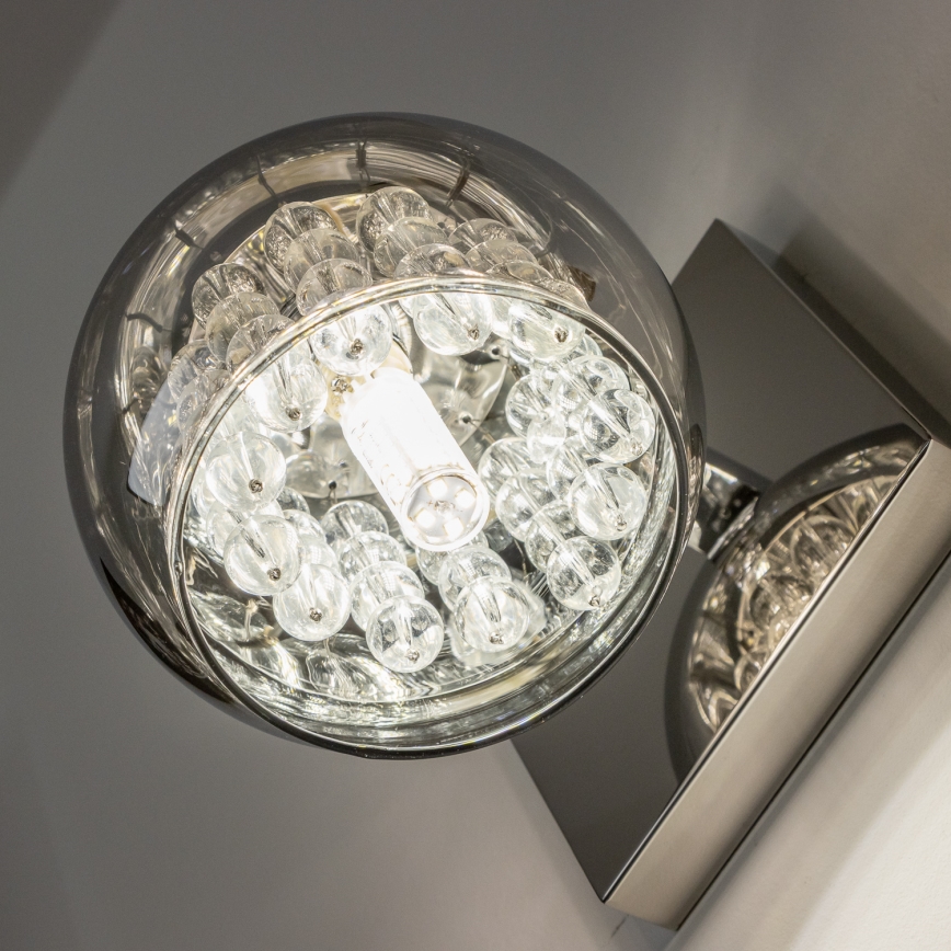 Brilagi - LED Væglampe i krystal JEWEL 1xG9/42W/230V
