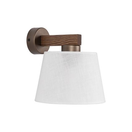 BRILAGI - LED væglampe LATTE 1xE27/15W/230V fyrtræ/hvid