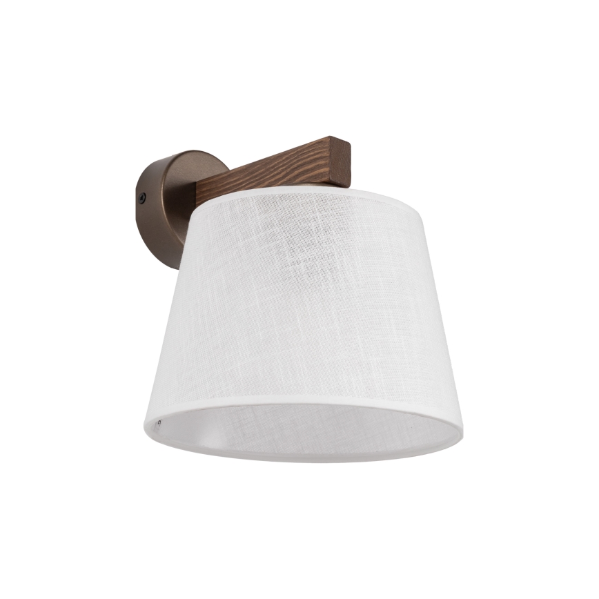 BRILAGI - LED væglampe LATTE 1xE27/15W/230V fyrtræ/hvid
