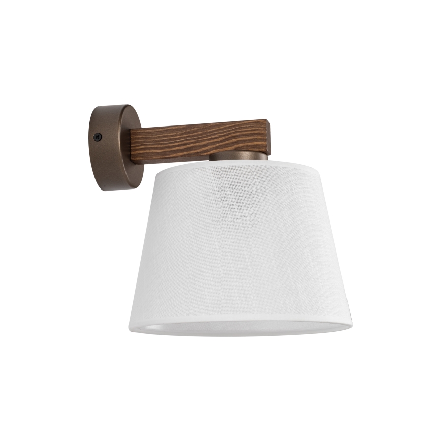 BRILAGI - LED væglampe LATTE 1xE27/15W/230V fyrtræ/hvid