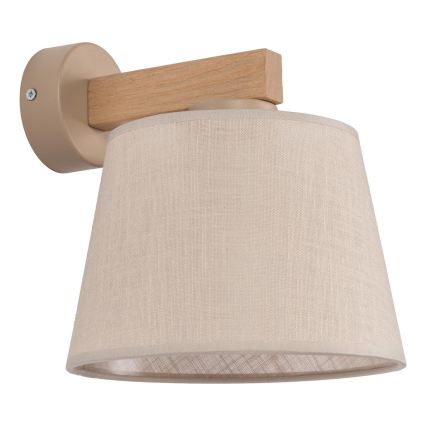 BRILAGI - LED væglampe LATTE SABIA 1xE27/15W/230V fyrretræ/beige