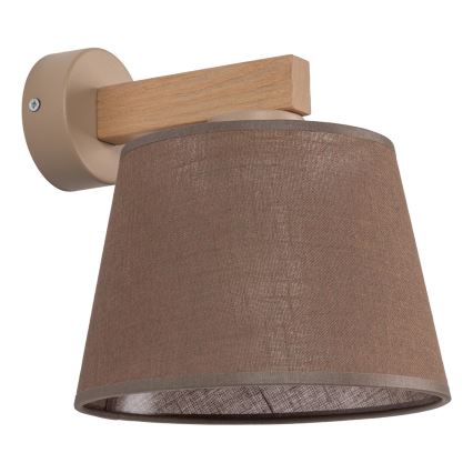 BRILAGI - LED væglampe LATTE SABIA 1xE27/15W/230V fyrretræ/brun
