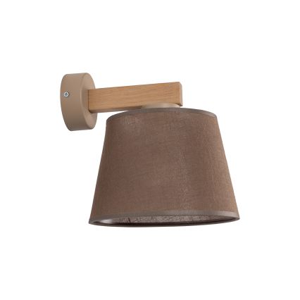 BRILAGI - LED væglampe LATTE SABIA 1xE27/15W/230V fyrretræ/brun