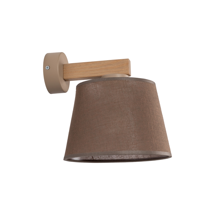 BRILAGI - LED væglampe LATTE SABIA 1xE27/15W/230V fyrretræ/brun
