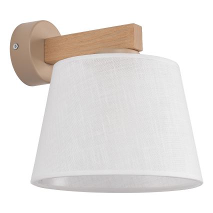 BRILAGI - LED væglampe LATTE SABIA 1xE27/15W/230V fyrretræ/hvid