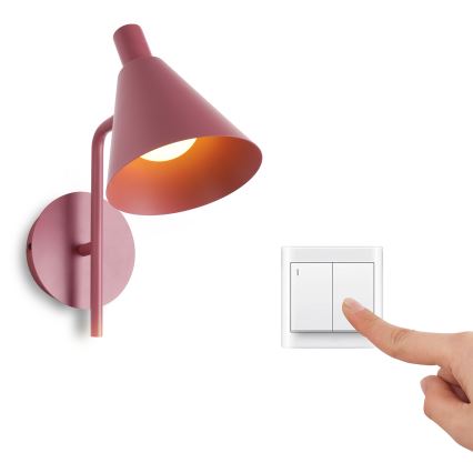 Brilagi - LED væglampe LUCERA LED/3W/230V bordeauxfarvet