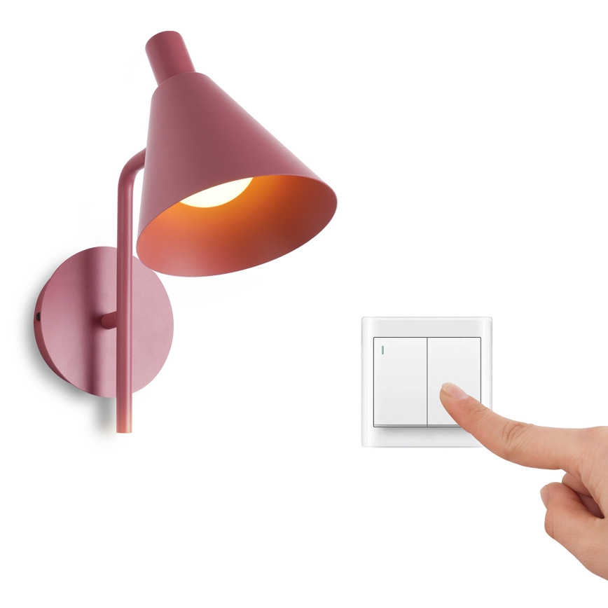 Brilagi - LED væglampe LUCERA LED/3W/230V bordeauxfarvet