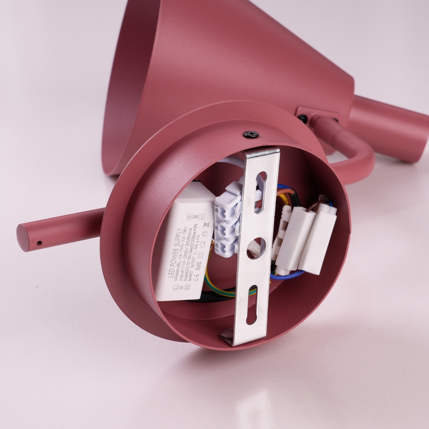 Brilagi - LED væglampe LUCERA LED/3W/230V bordeauxfarvet