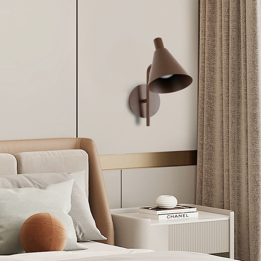 Brilagi - LED væglampe LUCERA LED/3W/230V brun