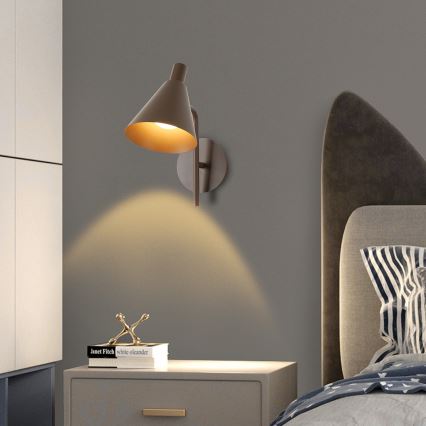 Brilagi - LED væglampe LUCERA LED/3W/230V brun