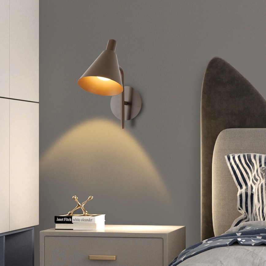 Brilagi - LED væglampe LUCERA LED/3W/230V brun