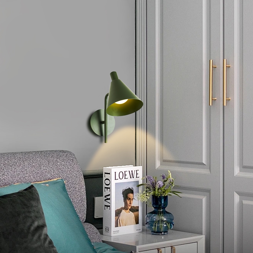 Brilagi - LED væglampe LUCERA LED/3W/230V grøn