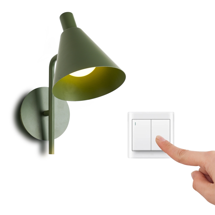 Brilagi - LED væglampe LUCERA LED/3W/230V grøn