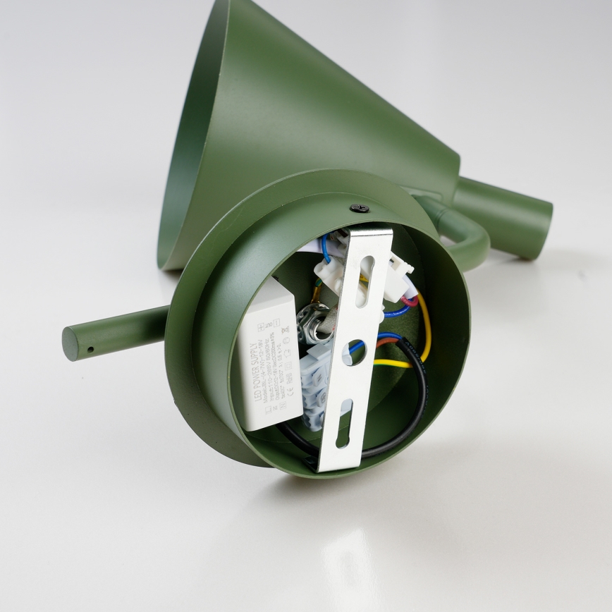 Brilagi - LED væglampe LUCERA LED/3W/230V grøn