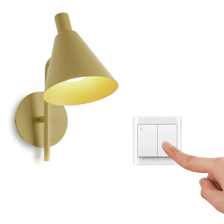 Brilagi - LED væglampe LUCERA LED/3W/230V gul