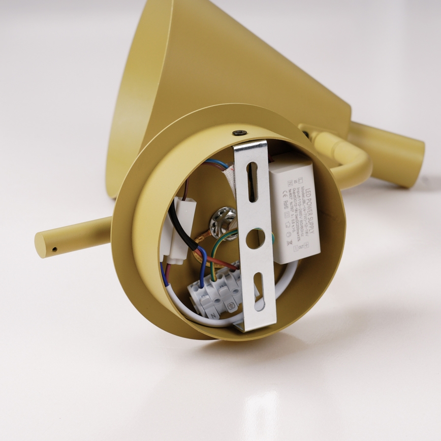 Brilagi - LED væglampe LUCERA LED/3W/230V gul